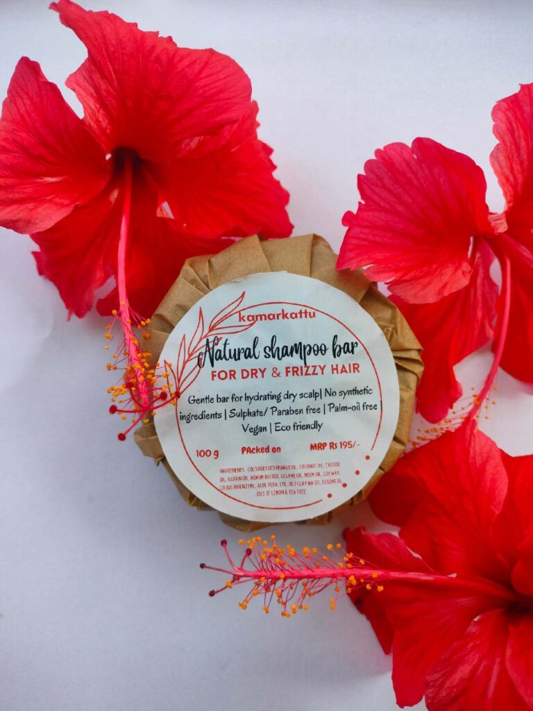 Natural Shampoo Bar For Dry Hair Kamarkattu Ecostore