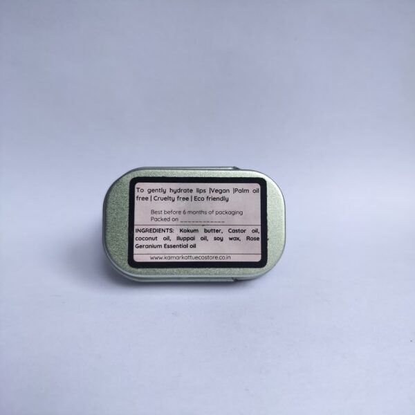 Natural Lip Balm - Rose Geranium {10 g} - Image 5