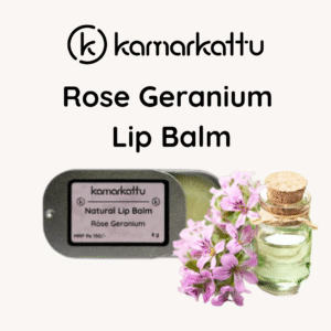 Natural Lip Balm - Rose Geranium {10 g}