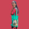 Cotton tote bag - long - with pockets