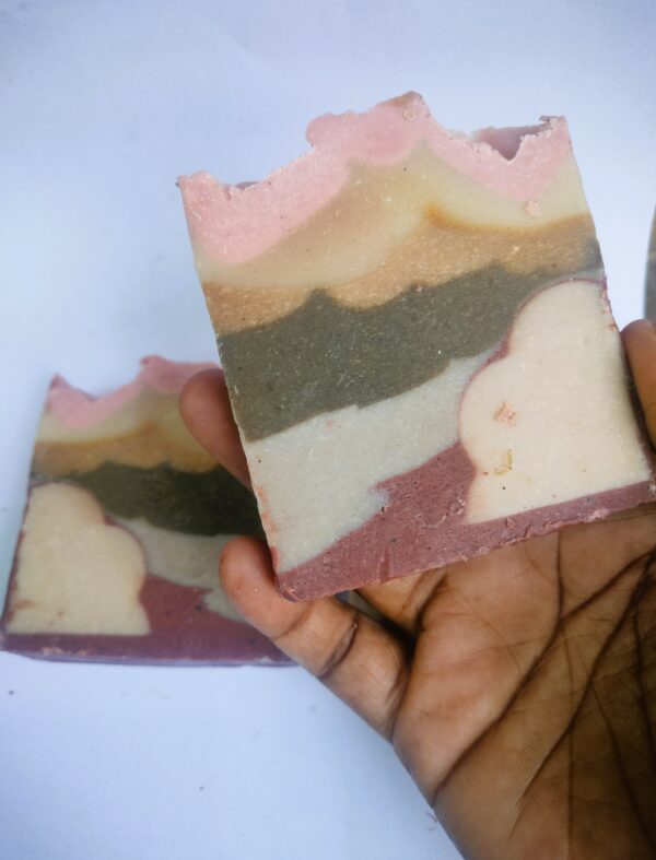 Handmade bath soap - Summer Rainbow - Image 2