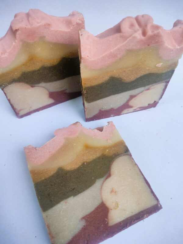 Handmade bath soap - Summer Rainbow - Image 3