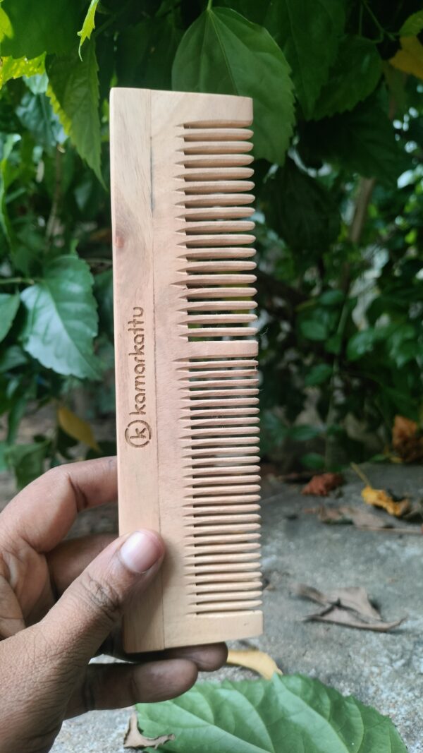 Neem comb - large : Dual teeth - Image 3