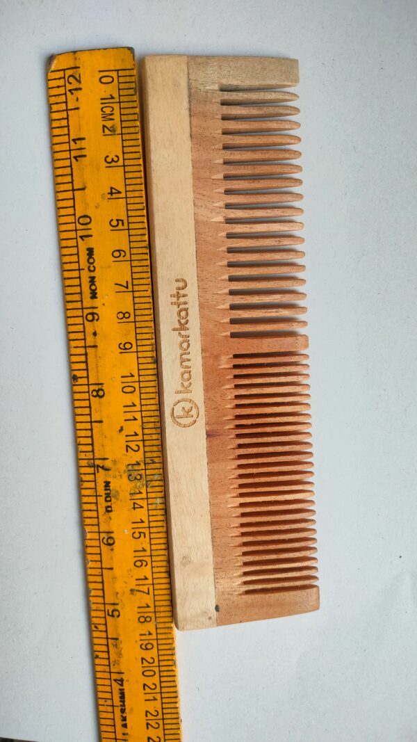 Neem comb - large : Dual teeth - Image 4