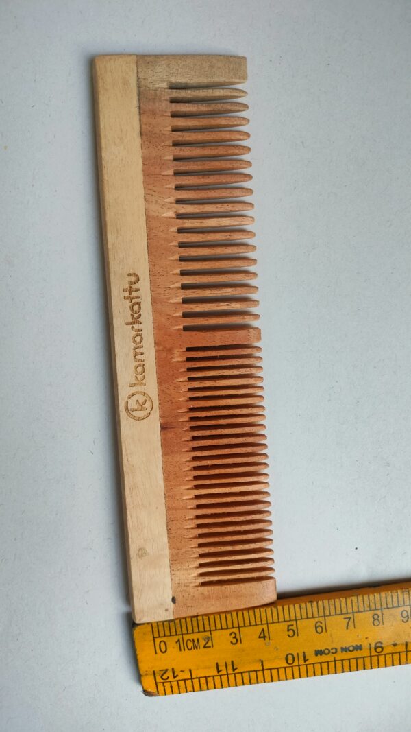 Neem comb - large : Dual teeth - Image 5